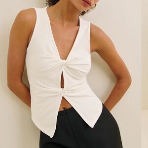 The Reformation Tefy Knit top